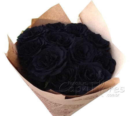 ♥ Buquê de Rosas Pretas / Negras