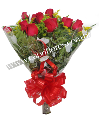 ♥ Super Promoçãoo !! Buquê de 12 Rosas Tradicional